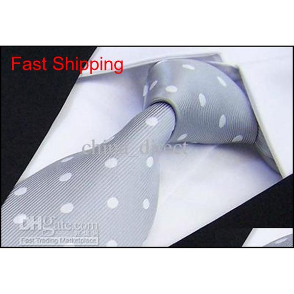 

new arrival plain solid stripe color silk men's ties formal necktie men ties cravat qylzdd dh_seller2010, Blue;purple