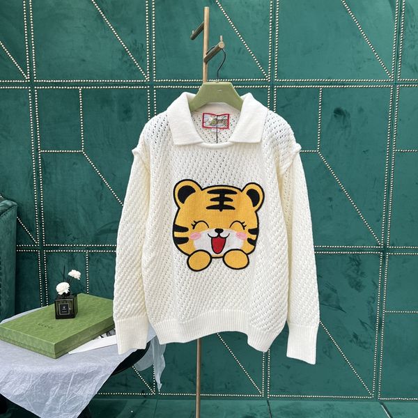 

new wool knitted lapel top, White;black