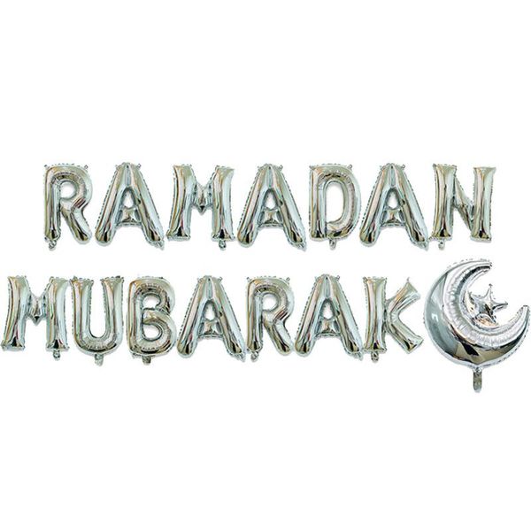 

рамазан мубарак украшения салфетки фольга шар ид мубарак баннер шар ид аль-фитр рамазан партии рамазан и ид украшения jlllqz
