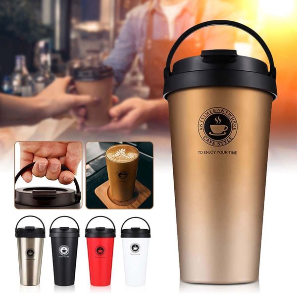 

500ml portable travel coffee mug vacuum flask thermo water bottle car mug thermocup stainless steel thermoses tumbler cup
