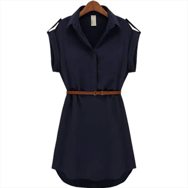 

женское летнее платье 2020 мода летний стиль свободный рукав шифон фондовые платья свободный ремень женская одежда vestidos gz053, Black;gray