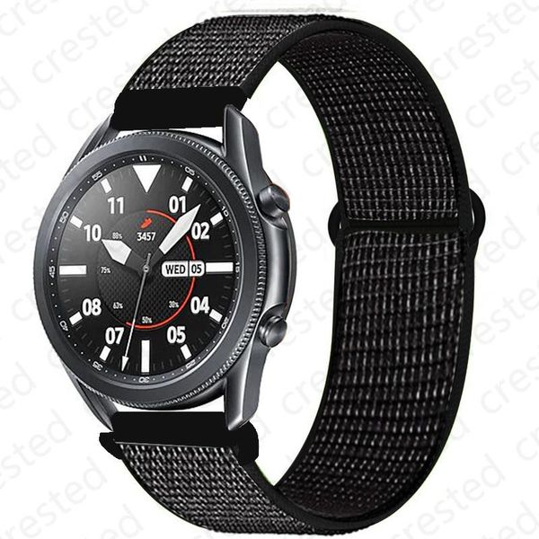 

20/22mm band для galaxy watch 3/46 мм / 42 мм / активный 2 ремешок samsung gear s3 пограничный спортивный нейлон браслет huawei часы gt 2 41
