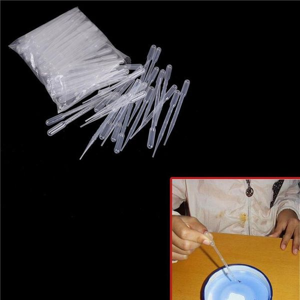 

100pcs/set l transparent pipettes disposable safe plastic eye dropper transfer graduated pipettes for lab experiment bbytyu