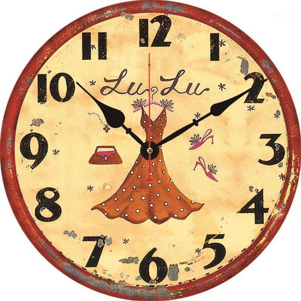 

wall clocks wonzom dress high heels sachet clock for home office decoration,silent wooden cardboard drop 1