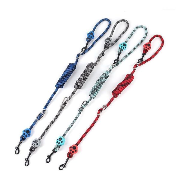 

dog collars & leashes type of pet traction rope one tow two multi-functional explosion-proof nylon double head walking supplies1