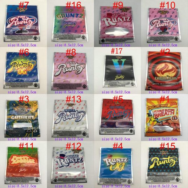 

8.5x12.5cm 3.5grams hawaiian runtz red medicated edibles local smell proof bags 3.5g mylar bags reusable ziplock bags sqcket home_hot