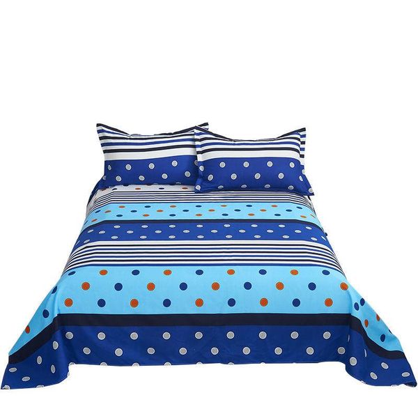 

bedding flat sheets pillowcases twin full  size bedspread bed sheet linen solid color bed cover with pillowcase f0189