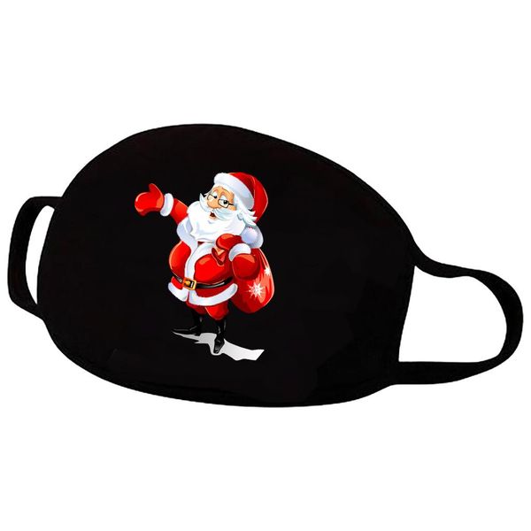 

рождественские маски хлопчатобумажные ткани печатают многоразовые моющиеся дышащие крышки лица faceegass для женщин мужчины праздничные парт