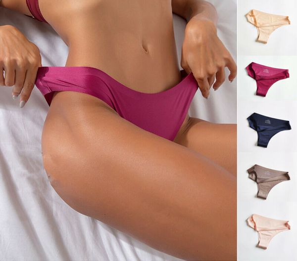 

6 colors women's lace g-strings thongs tangas briefs knickers underwear female solid color soft panties -3xl, Black;pink