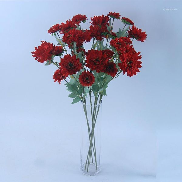 

high-quality imitation cinerarta deskdecoration craft imitation flowers silk flower handmade flower artificial1