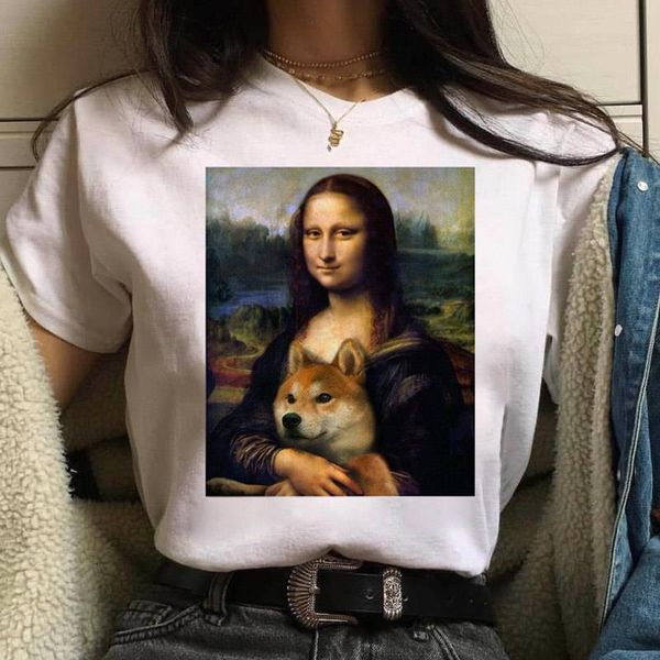 

funny harajuku t shirts women ullzang vintage grunge aesthetic t-shirt korean style cartoon tshirt 90s tees female clothes, White