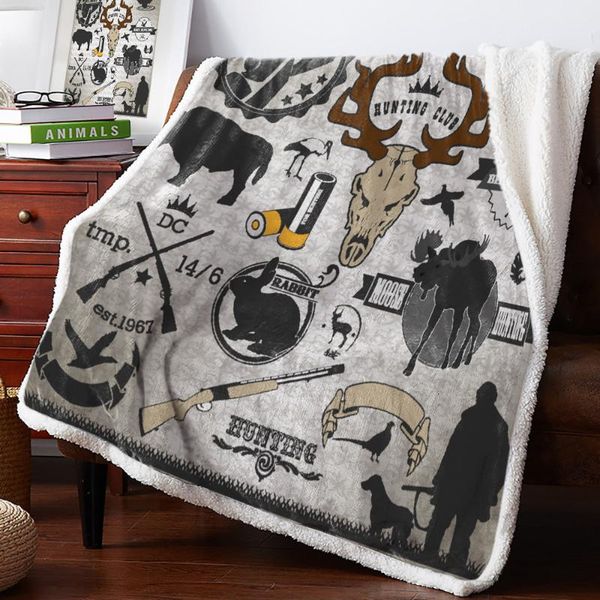 

wild animal art fleece blanket warm cashmere blanket office sofa supplies blankets for beds
