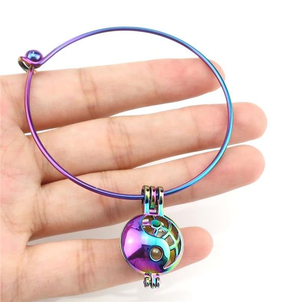 

bangle bangle bangle rainbow выберите жемчужную клетку bashly tai ji ba gua heatant b-c803 bbyxlh, Silver