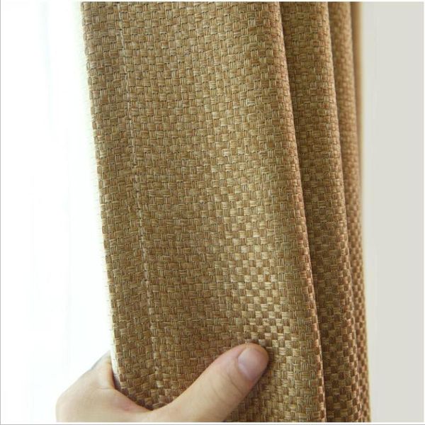 

modern linen solid color blackout curtain window treatment drape decoration curtains blinds for bedroom living room blue white