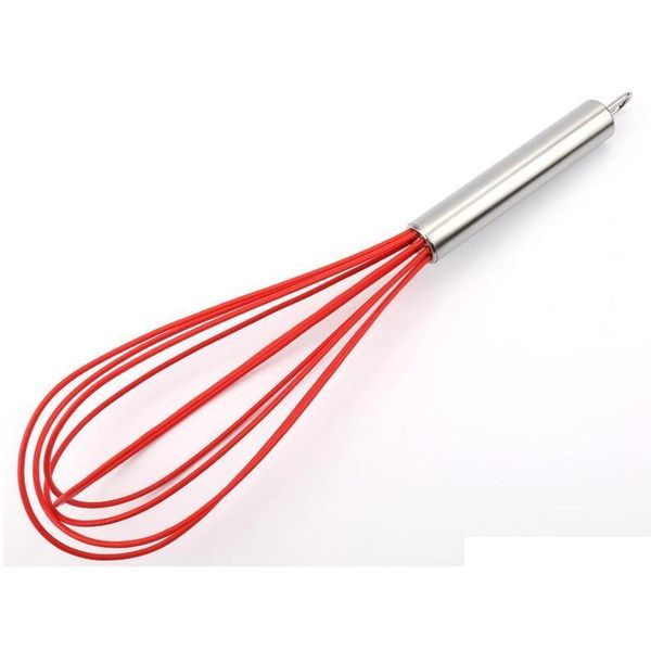

10 inch sile egg whisk kitchen egg frother milk beater blender colorful sile balloon wire whisk stai jllrnm powerstore2012
