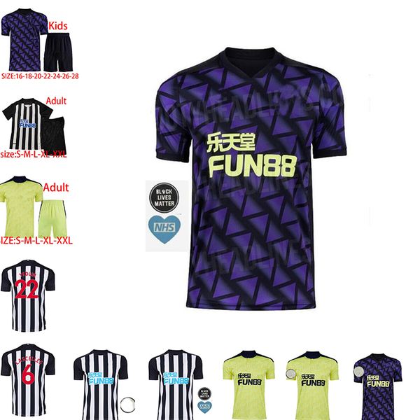 

20 21 ontyne magpies new football shirt wilson ritchie united football shirt men's children's uniform 2021 thai fans' sportsw, Black;yellow