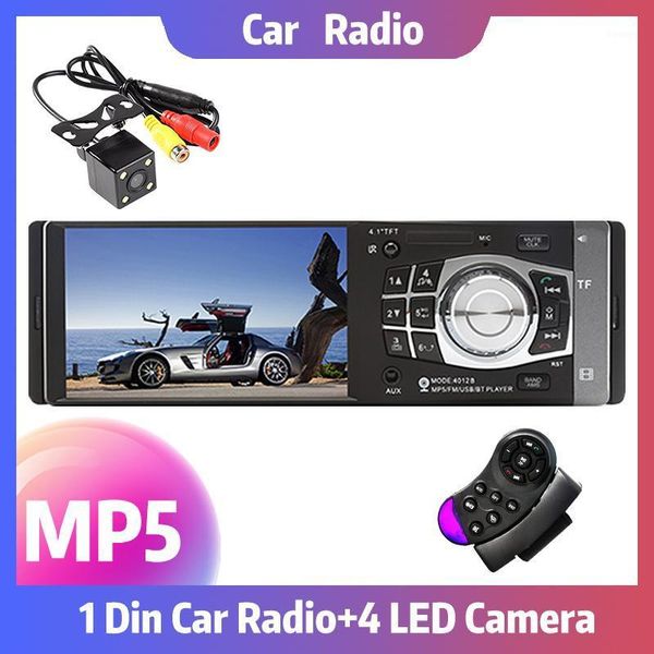 

car audio 4012b 4.1 inch radio bluetooth auto stereo support rear view camera usb mirror link for android fm mp5 player 1 din1