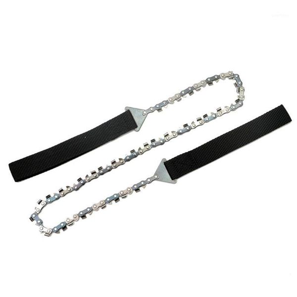 

hand chain saw steel alloy trimming saw outdoor portable manual wire for camping hiking survival tool1