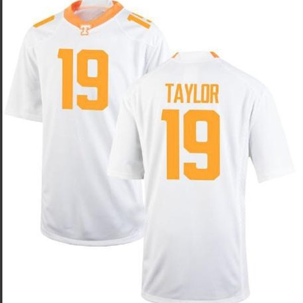 

custom 2019 new player tennessee vols darrell taylor #19 real full embroidery college jersey size s-4xl or custom any name or number jersey, Black