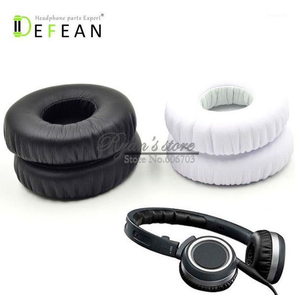 

defean headphone parts 52mm black white upgrade cushion ear pads for akg k412p k414p k416p k24p k26p k27i k450 k420 4301