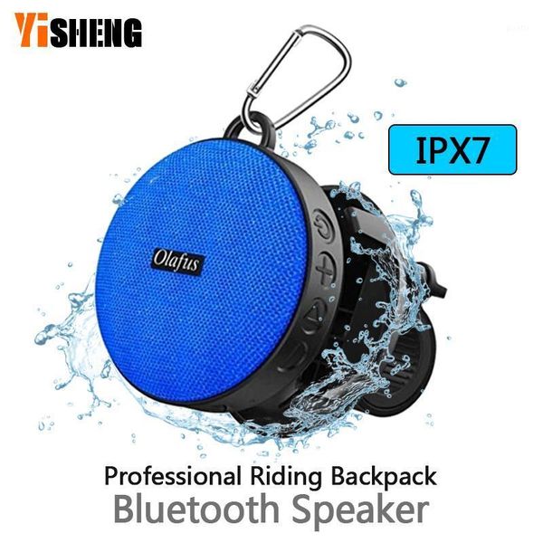 

outdoor portable bicycle bluetooth speaker with suction cup waterproof shower speaker hands-call ipx71