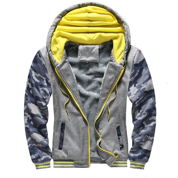 

2021 new men winter up hoodie jacket warm coat sports wear thick hooded sweatshirt 4xl 5xl qt7a, Black