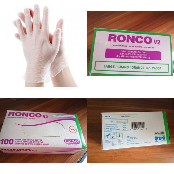 

tock kitchen/dishwashing/ 100pcs universal disposable /work/rubber/garden vinyl gloves left and right handoutletao1a