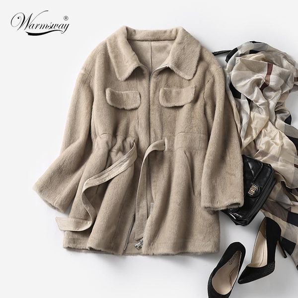 

autumn winter faux fur coat women 2020 casual luxury mid-length oversize fur jacket female thick warm plush outwear c-2131, Black