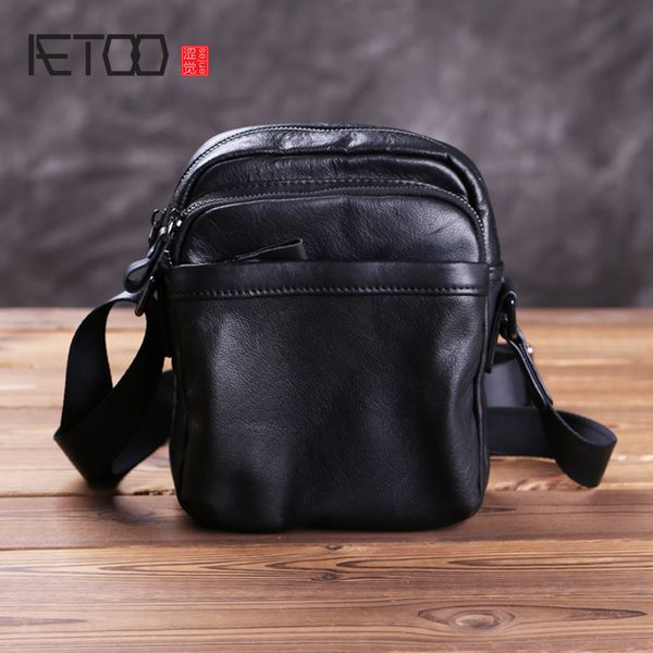 

hbp aetoo men's leather slant bag, men's mini shoulder bag, carry-on casual cowhide men's bag