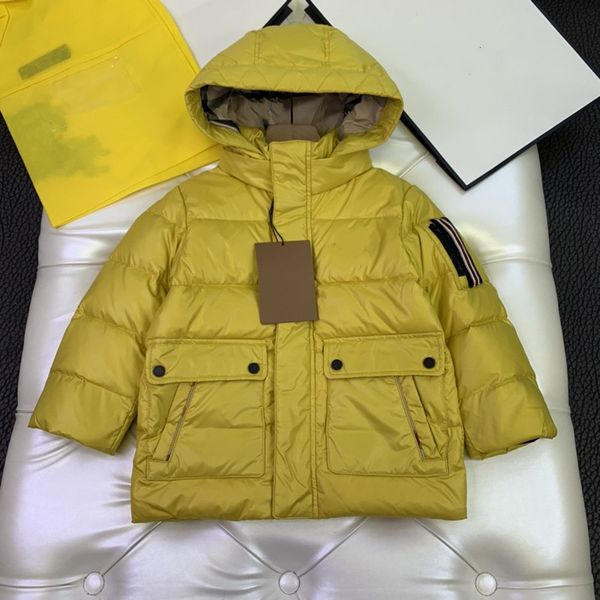 

2020 new luxury original boys and girls medium children's hooded down jacket white duck down comfortable warm ing, Blue;gray