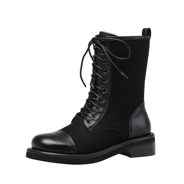 

new genuine 2021 female heels mixed colors women's boots 1guf, Black