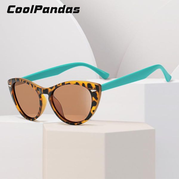 

sunglasses 2021 vintage cateye polarized women retro small cat eye sun glasses colorful eyewear for female, White;black