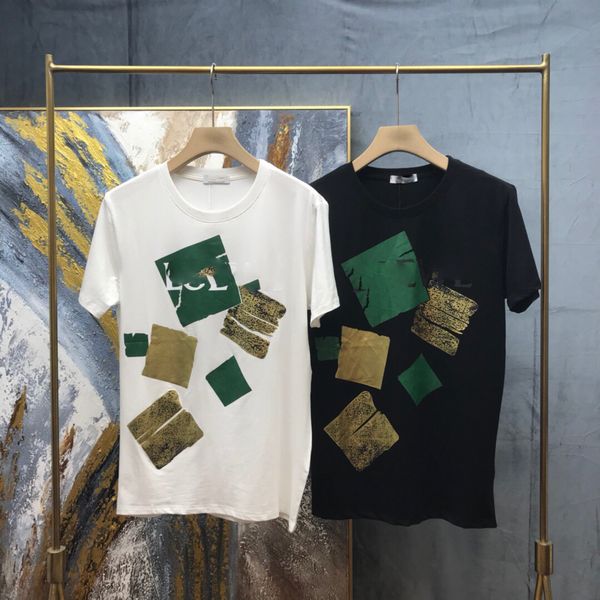 

fashion mens stylist t shirts summer t shirt crane printing t shirt hip hop men women short sleeve tees size s-xxxl p106