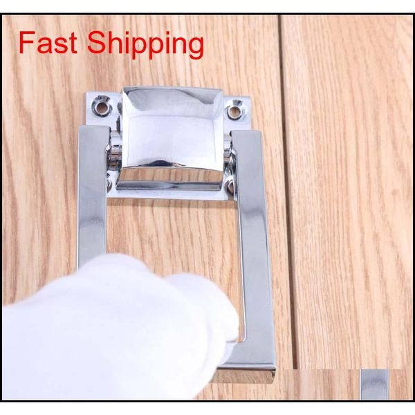 

modern simple unfold install drop rings silver wooden chair / sofa back pulls knobs chrome wooden door knocke qyloxk yh_pack