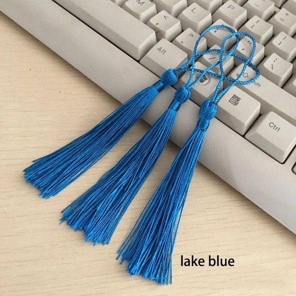 

wholesale 100pcs lot 8cm vertical tassel silk fringe sewing bang tassel trim decorative key tassels for curtain home decoration h qylmgl
