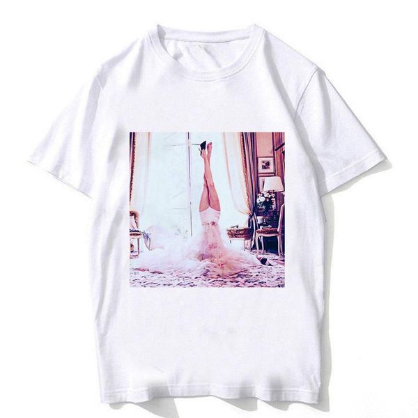 

summer harajuku 90s aesthetic vogue t-shirt women white graphic tees korean clothes plus size streetwear style tshirt men, White;black