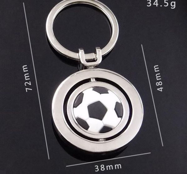 

fashion sport football basketbal golf rugby shape 100pcs/lot keychain with rolling design, Silver