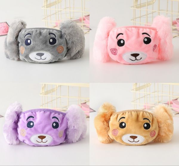 

mask winter bear 1 kids cute us protective animals 2 design children in mouth child ear face masks stock mouth-muffle du