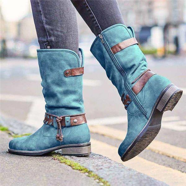 

boots shoes round toe women's rubber boots-women winter footwear booties ladies low heels rain 2021 autumn mid1, Black