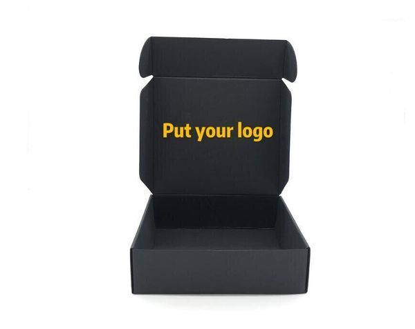 

gift wrap 20pcs paper box small black cardboard packaging carton1