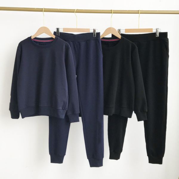 

color 1201h5 men's winter new two mink letters printed simple casual sweater pants, Gray