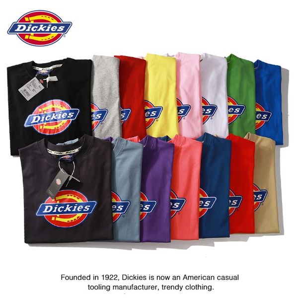 

trendy brand dike dix short sleeve t-shirt men's and women's round neck loose base shirt half sleeve hip hop style u5h23xm3, Black;brown