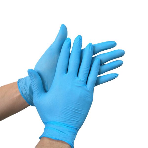 

factoryqfpvnitrile factory4sionitrilel protective pcs blue color , 100 gloves fast dhl usps