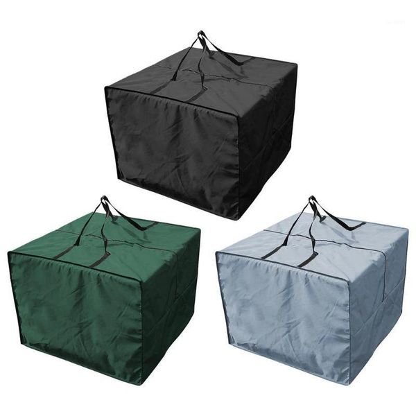 Borse portaoggetti Outdoor 210D Mobili da giardino Cuscini per sedili Borsa Resistente all'acqua Guarnizioni di apertura con cerniera con 2 rinforzi ovunque