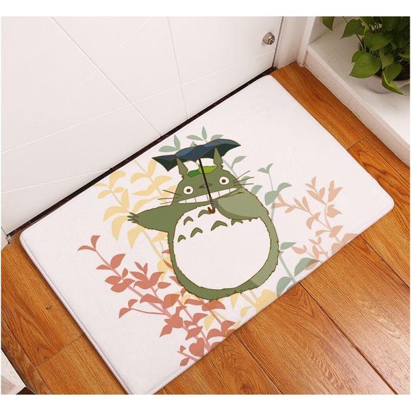 

kawaii totoro welcome mat door entrance carpet kitchen bathroom rug funny floor doormat jllytw xmh_home