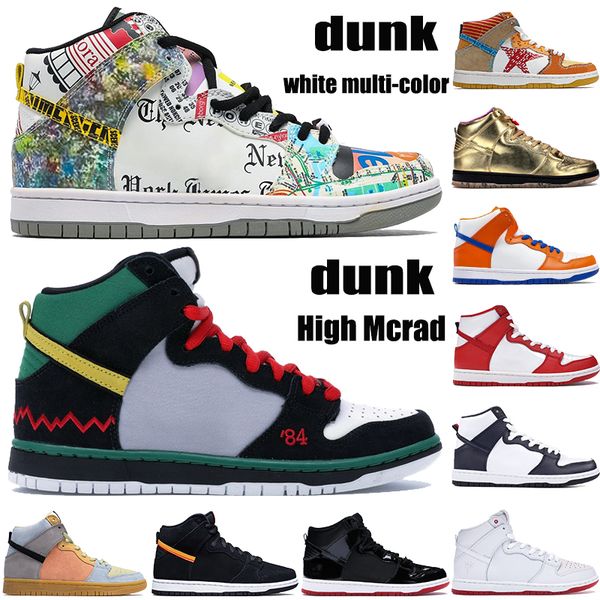 

new jumpman basketball shoes high what the dunk bred white multi-color bazooka mcrad future court red mens designer sneaker