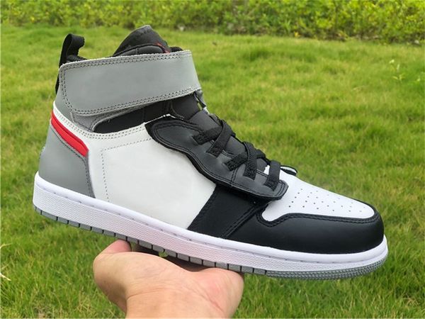 

shoes mens i flyease high basketball jumpman 1 black gray sports sneakers