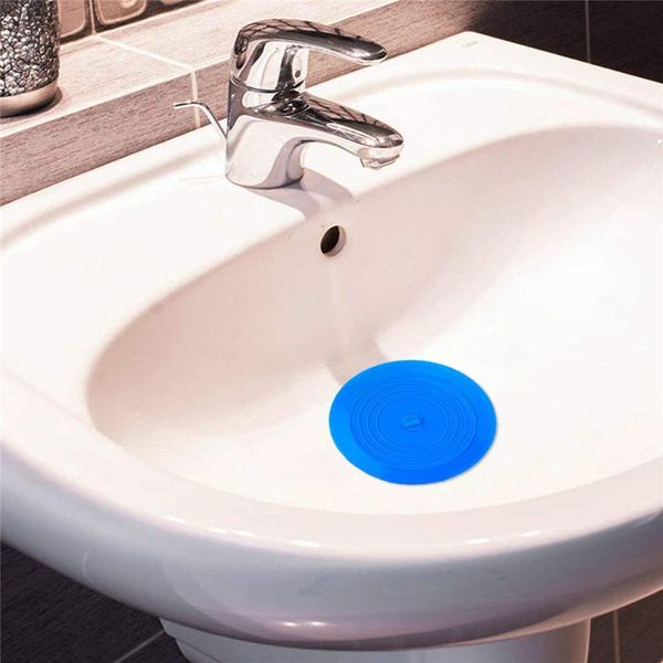 

6 inch large silicone tub ser bathtub ser drain plug sinks hair ser flat cover bathroom accessories useful tool r10 wmtexb