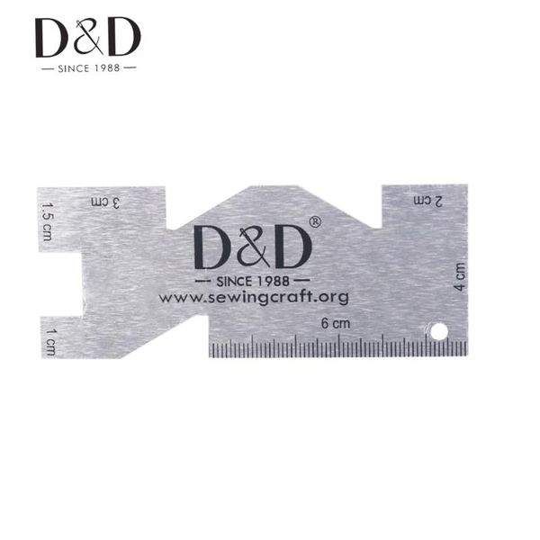 

new 1pc metal sewing measuring gauge quilting rulers sewing crafts supplies accessories, Black
