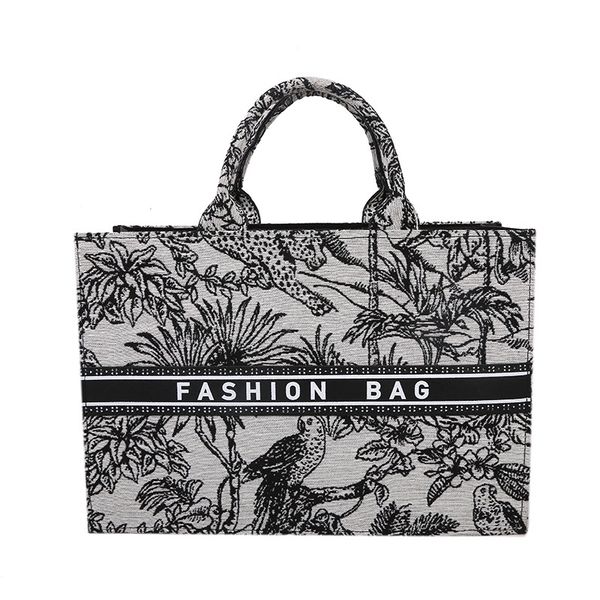 

2022 new simple fashion women's bag single shoulder backpack tote big flower portable shopping antique i89q